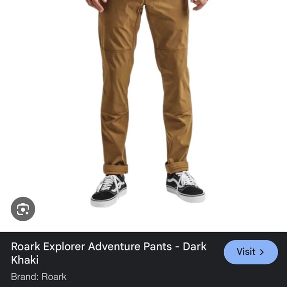 Roark Explorer Adventure Pants-Dark Khaki-Size 33 - Picture 2 of 8